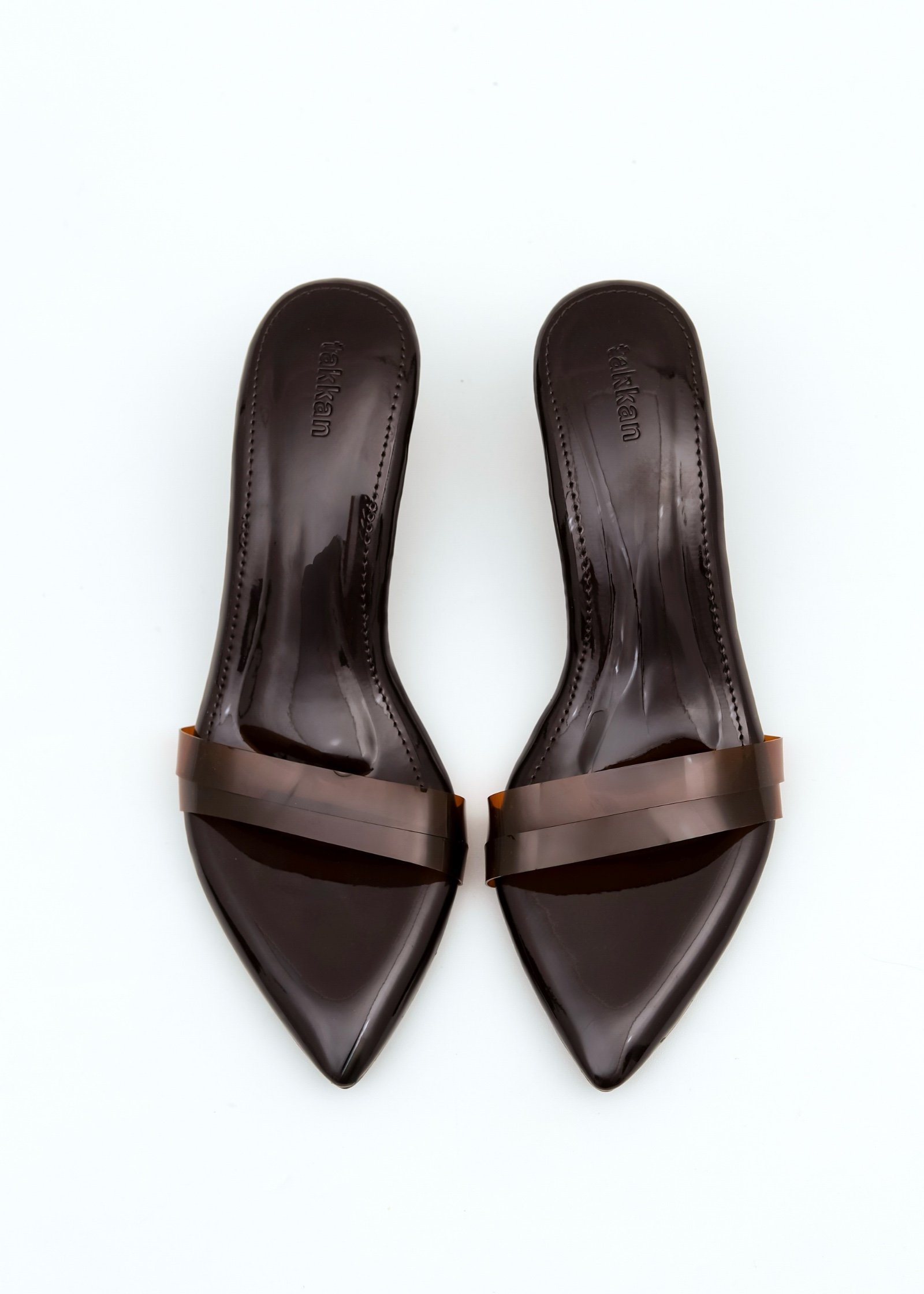 Deborah Heels in Clear Espresso