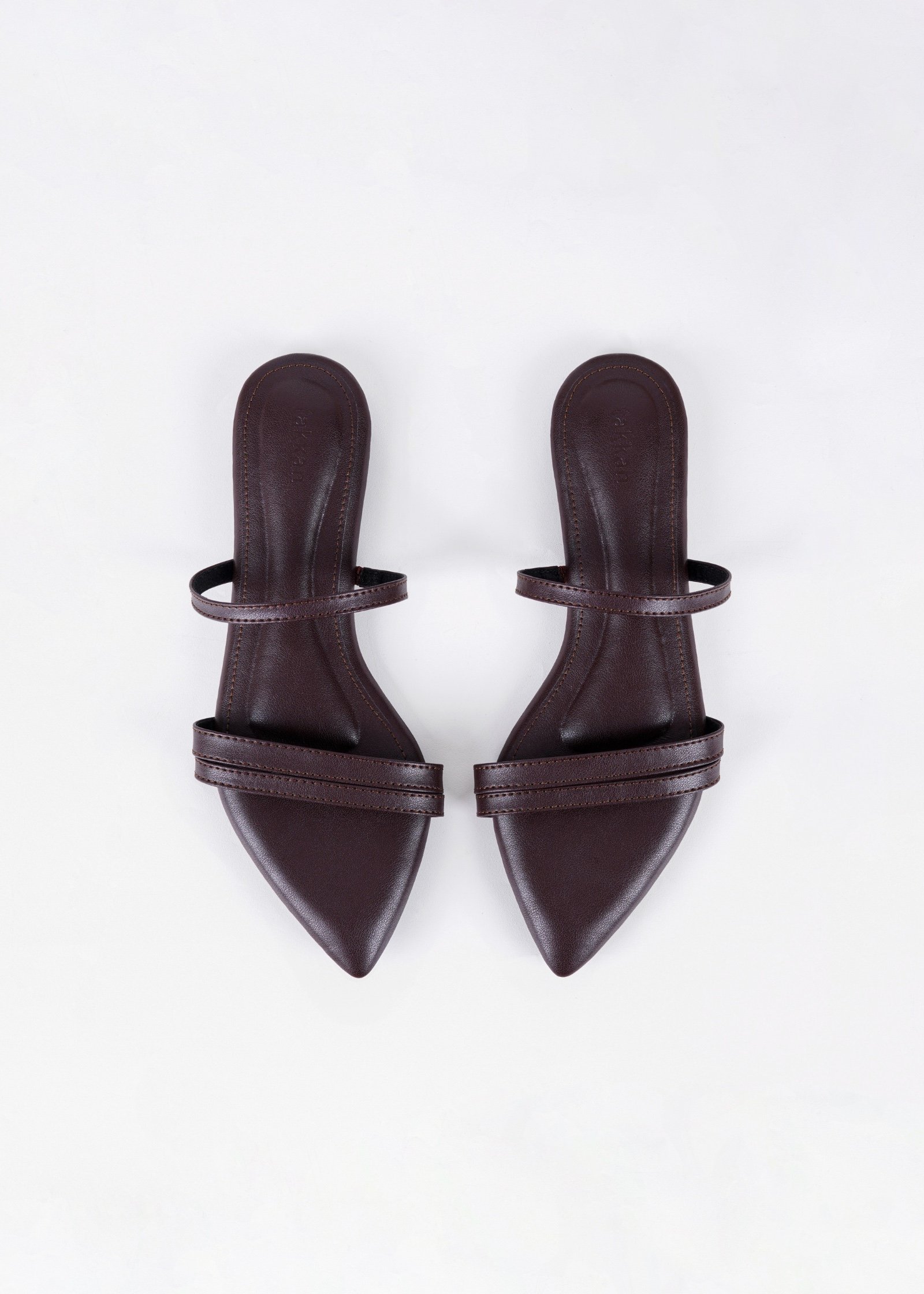 Deborah Sandals in Dark Brown