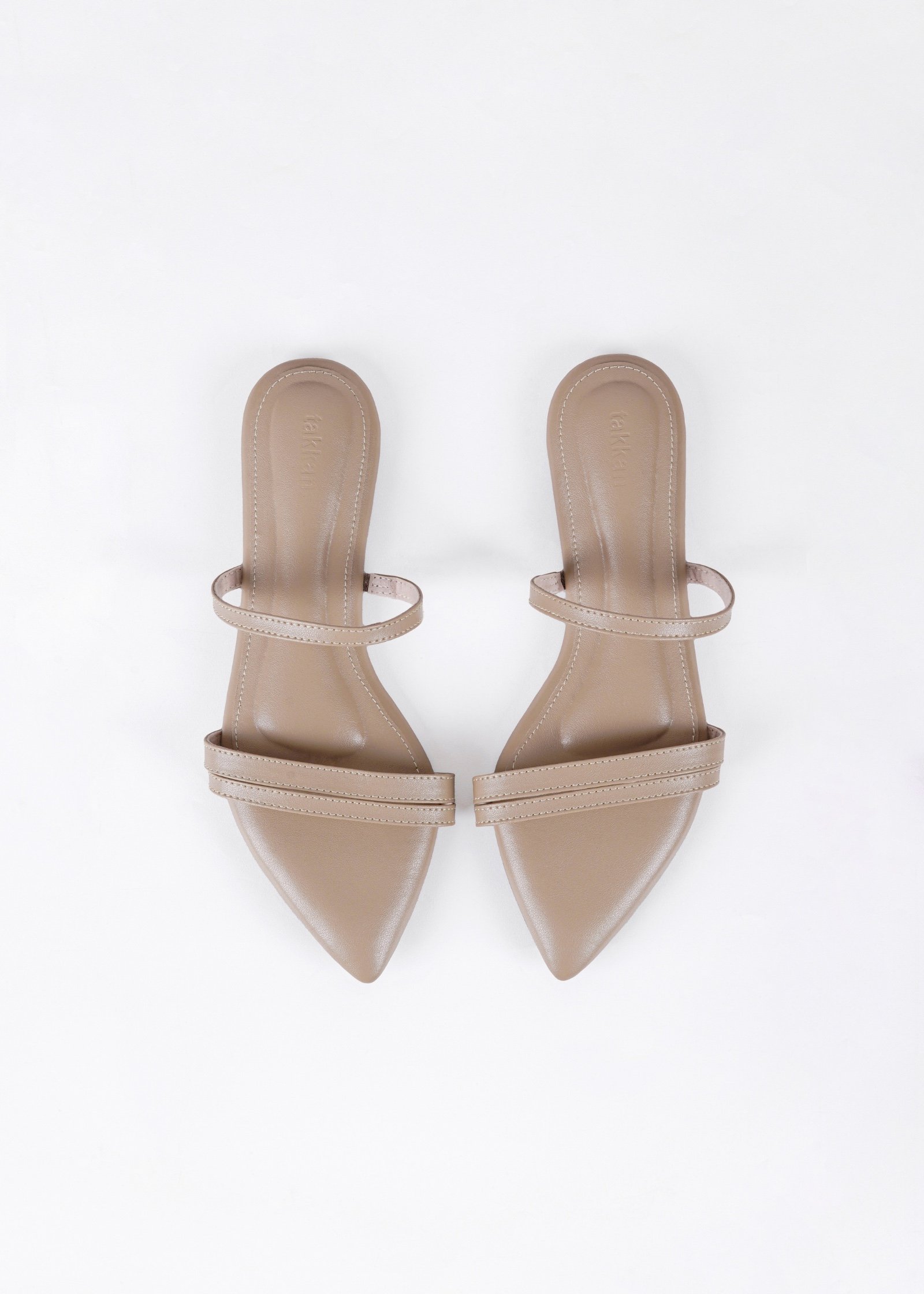 Deborah Sandals in Taupe