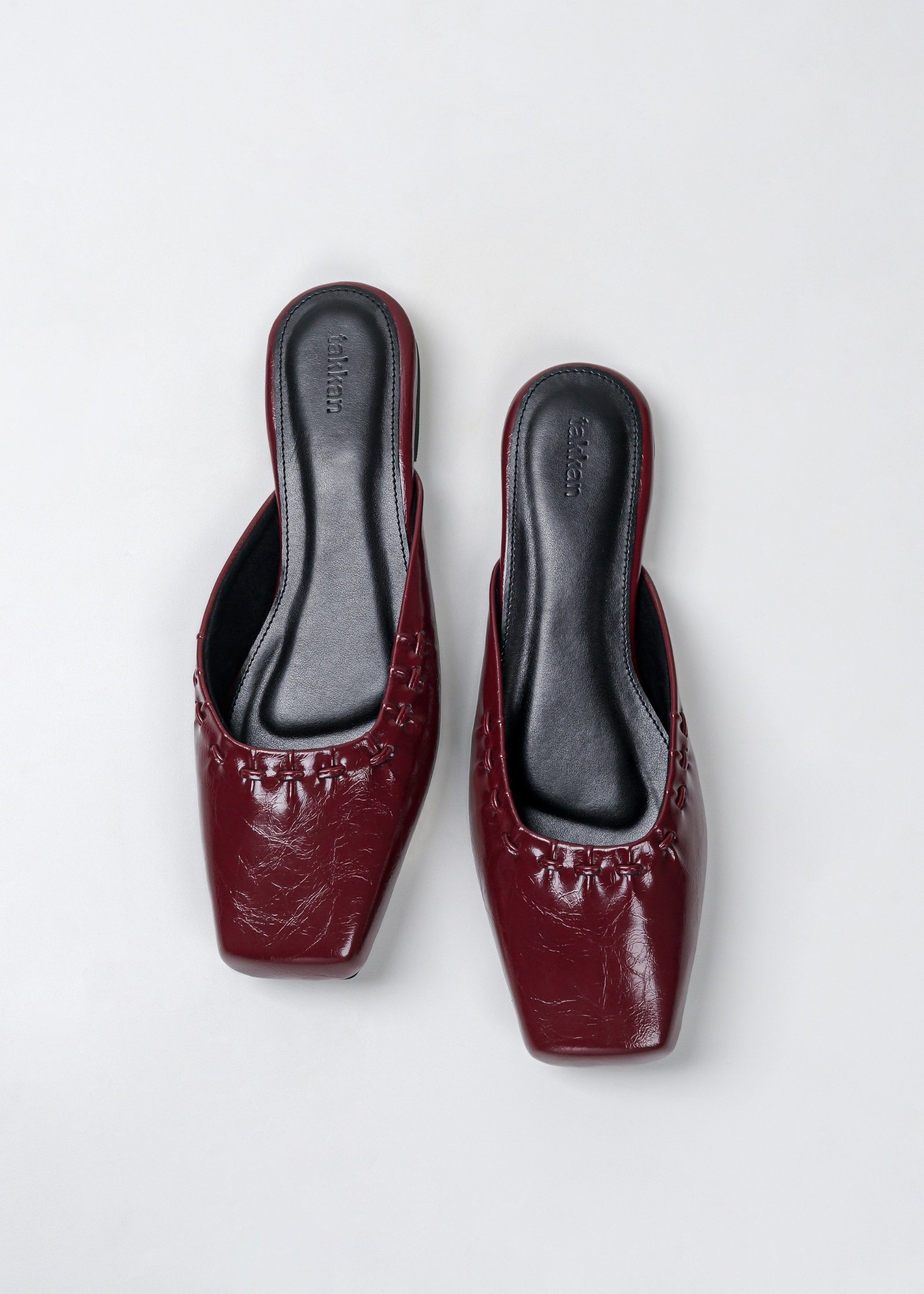 Jill Flats in Burgundy