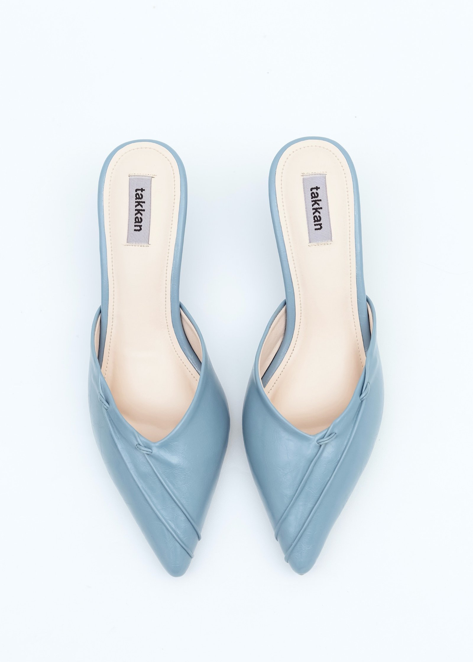 Kansa Heels in Dusty Blue
