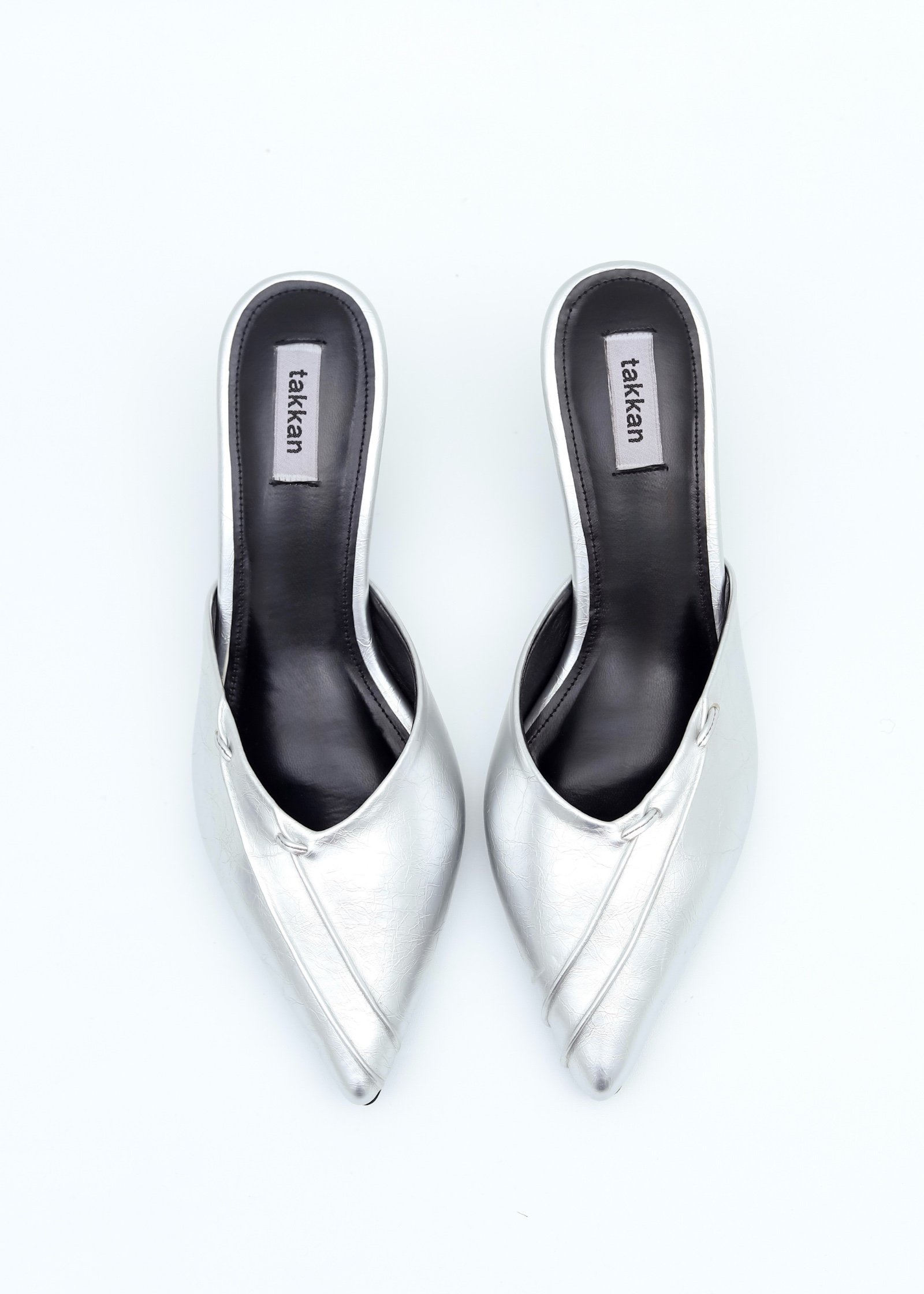 Kansa Heels in Silver