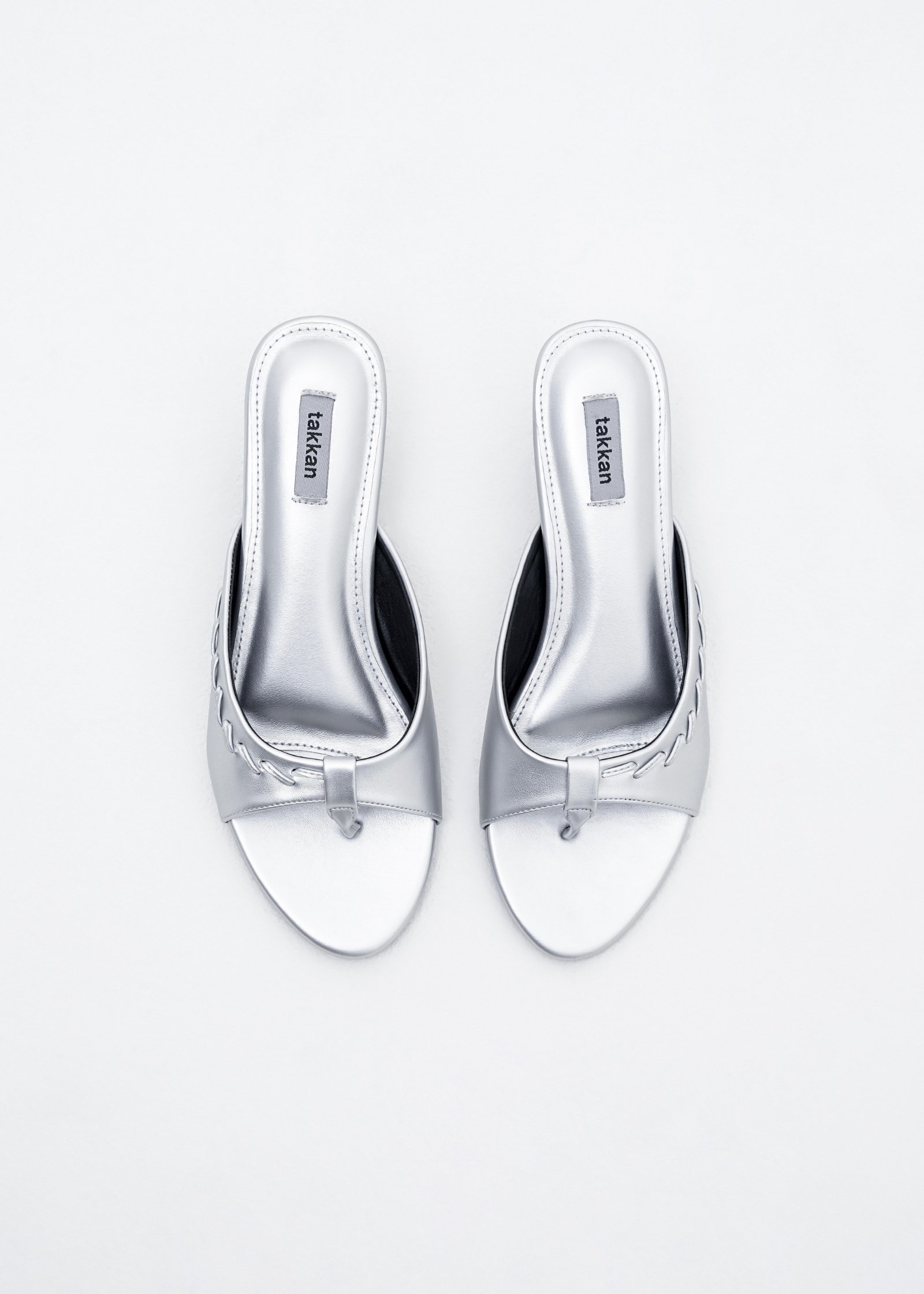 Sere Heels in Silver